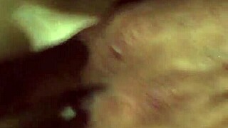 Caucasian girl bent over for monster cock