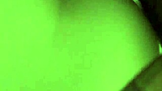 Caucasian girl bent over for monster cock