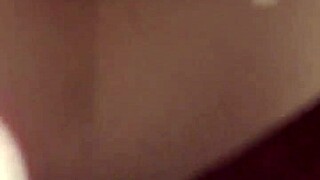 Caucasian girl bent over for monster cock