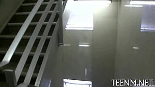Brunette: Lewd youth fulfills a man’s needs with blowjob