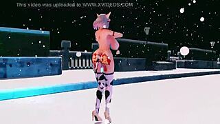 i watched her ride in cowgirl style