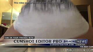 brunette amateur uses dildo on webcam for teen masturbation session