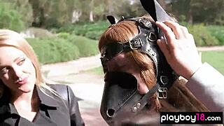 Kate INTRODUCES the mature pony ROLEPLAY enthusiasts OUTDOOR