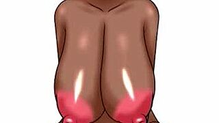 hej, poglej to fantazijo z velikimi joškami in nagim japonskim cutijem 😍