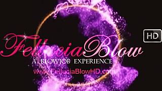 Fantastic blowjob scene and a really wet facials cumshot scene