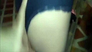 I sucked my boyfriend's cock then we went outdoors for hard doggy fucking until he creampied me