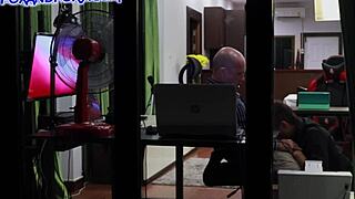HD Videos of Some Hot Bs Straight Cumming in Office Without Hands