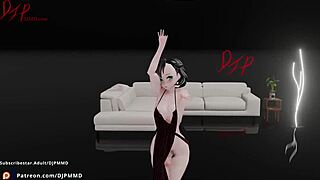 cute futa rachel dancing to pop mmd