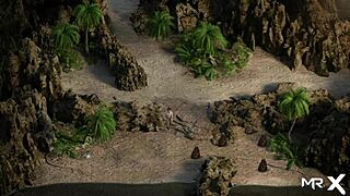 Stick tongue deep in redhead's ass in hentai anime!