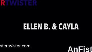 foxy lesbo kittens fist fucking tight asses 😈