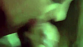 Russian redhead girl performs intense blowjob on cock