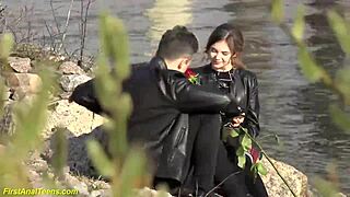 Cute Bella Grey Gets Tight Anus Stretched Hard