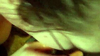 mizz may gives interracial blowjob to fat bbw cock