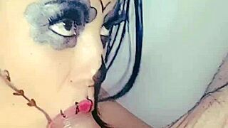 Deep blowjob, would you like to be sucked like this?