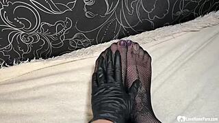 i bought these stockings for the video