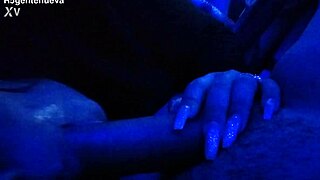 amateur teen gives a big blowjob in casual story