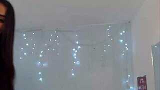 Young Colombiana flaunts big boobs on webcam