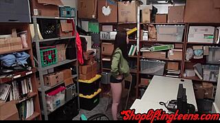 A teen thief got a surprise surprise in a store