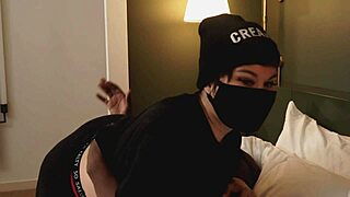 Thick thief Tegan Trex gets fucked by big black cock in ass