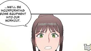 Emotional Yoga Session With Anime Characters