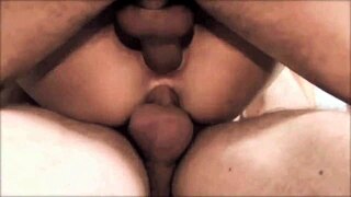 Elizabeth Lawrence and Jasmine Lau in Wild Anal Quatuor with Double Penetrations