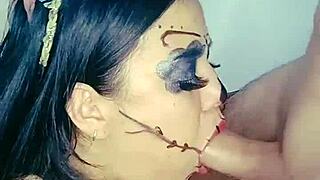 Deep blowjob, would you like to be sucked like this?