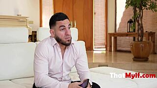 milf tricks boyfriend into sneaky fun today