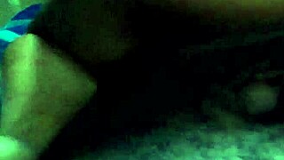 An amateur video captures everyday life at home.