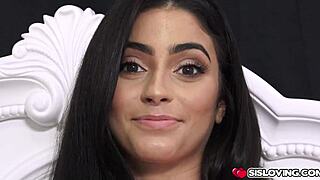 Jasmine Vega Teases Stepbro With Big Cock Suck