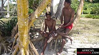 Bareback Nubian Twink Craves Raw Sex Until Cumshot