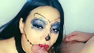 Deep blowjob, would you like to be sucked like this?