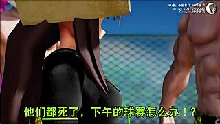 mmd 3d cute teen surrounded by guys in anime