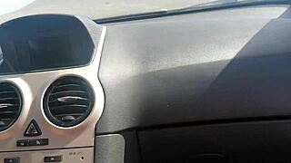 Girlfriend Sucks Cock In Car And Swallows