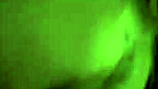 Tatted emo chick deepthroats with glowsticks and creampie 😈