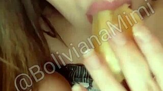 Me preparing a tamal, exclusive content on bolivianamimi