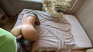 Huge natural tits naked wife and mother freshly fucked bare