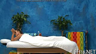 Relaxing massage photos from a spa session