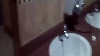 i fucked this pretty girl in a public bathroom, loved her blowjob and creampie 😍