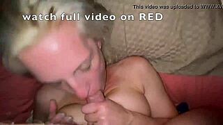 High definition video with a deepthroat mouthful milf who gets her huge natural breasts banged and filled with cum