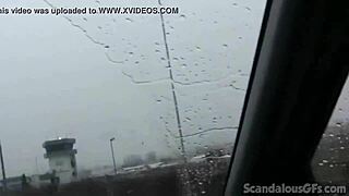 Teen Hottie Masturbates in Car with Toys and Rips Clothes