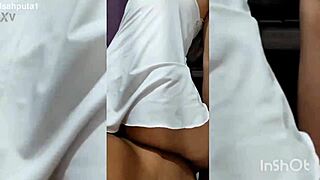 Watch this blonde whore ride the cuckold guy!