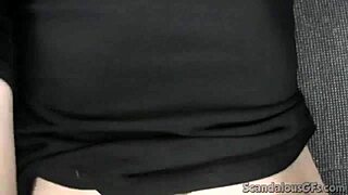 Teen Hottie Masturbates in Car with Toys and Rips Clothes