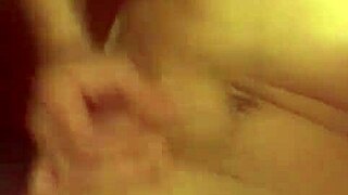 Girl performing stripper dance at house