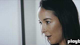 Slender woman overpowers weak guy