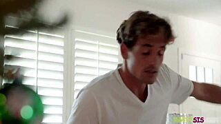 Jewelz Blu Stepsis Riding Hard for Xmas Surprise