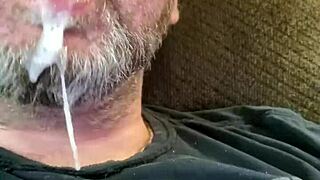 Big black cock intense cum play with Amateur gay guy