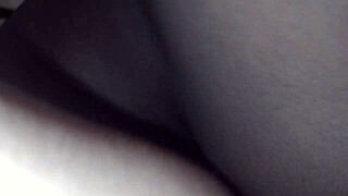 Big black cock teases the naughty BBW in the bedroom