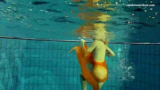 Nastya Strips Naked and Teases Hot Body in Pool
