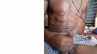 Stroking My Sweaty Bbc In Boxers.