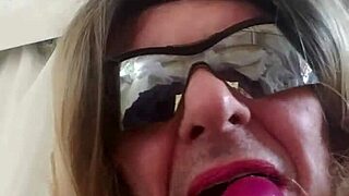 dildos playing in lingerie with cock and ass vibes 😏